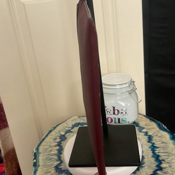 Michael Kors NWOT Burgundy and Gold Diamond Large Wristlet No Callouts - Picture 4 of 7